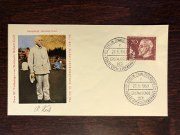 BERLIN GERMANY FDC COVER 1960 YEAR KOCH TUBERCULOSIS TBC HEALTH MEDICINE STAMPS - Briefe U. Dokumente