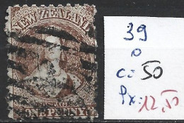 NOUVELLE-ZELANDE 39 Oblitéré Côte 50 € - Used Stamps