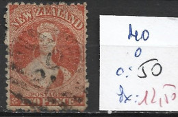 NOUVELLE-ZELANDE 40 Oblitéré Côte 50 € - Used Stamps