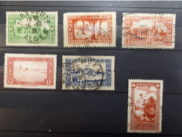 Timbres Algérie :  1924- 1938 YT N° 90, 105, 106, 113, 125, 141a   & - Oblitérés