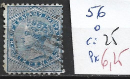 NOUVELLE-ZELANDE 56 Oblitéré Côte 25 € - Used Stamps