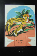 Chromo/Découpis "CAO FALIERES Gouter De La Famille" - Série "LE ZOO" Années 1950/60 - Animals