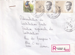 Recommandé Cachet Bruxelles Brussel 1990 - Brieven En Documenten