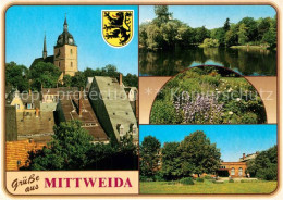 72981577 Mittweida Stadtkirche Schwanenteich Bahnhof Mittweida - Mittweida