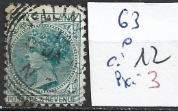 NOUVELLE-ZELANDE 63 Oblitéré Côte 12 € - Used Stamps