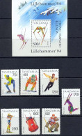 Tanzanie (Tanzania) 013 N°1492/1498 Jeux Olympiques Olympic Games Lillehammer 94 Série Complète + Bloc 228 MNH ** - Invierno 1994: Lillehammer