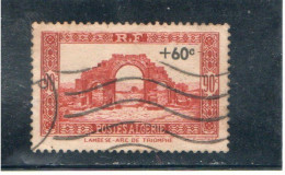 ALGERIE   1939  Y.T. N° 167  Oblitéré  Frais De Gestion Compris - Usati