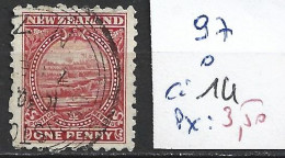 NOUVELLE-ZELANDE 97 Oblitéré Côte 14 € - Used Stamps