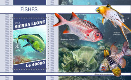  SIERRA LEONE  2018 MNH  Fishes  Michel Code: 10533 / Bl.1612. Scott Code: 5117 Yvert&Tellier Code: 1585 - Sierra Leone (1961-...)