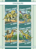  SIERRA LEONE  2018 MNH  Dinosaurs  Michel Code: 10534-10537. Scott Code: 5100. Yvert&Tellier Code: 8526-8529 - Sierra Leone (1961-...)