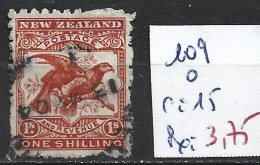 NOUVELLE-ZELANDE 109 Oblitéré Côte 15 € - Used Stamps