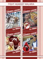  SIERRA LEONE  2018 MNH  Fight Against Malaria   Code: 10599-10602. Scott Code: 5103. Yvert&Tellier Code: 8582-8585 - Sierra Leone (1961-...)