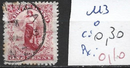 NOUVELLE-ZELANDE 113 Oblitéré Côte 0.30 € - Used Stamps