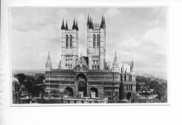 LINCOLN. CATHEDRAL FROM THE CASTLE. - Lincoln