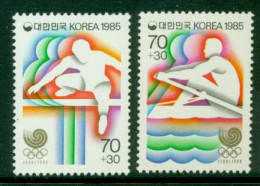 SOUTH KOREA 1985 Mi 1410-11** Olympic Summer Games, Seoul [B302] - Summer 1988: Seoul