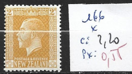 NOUVELLE-ZELANDE 166 * Côte 2.20 € - Unused Stamps