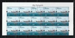 Portugal 2015 Mar Português Sea Mer Navigation Pesca Fishing Título De Emissão Upper Line - Full Sheets & Multiples