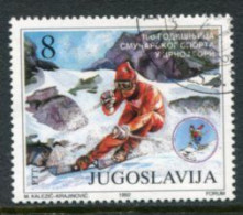 YUGOSLAVIA 1992 Centenary Of Ski Sports In Montenegro  Used..  Michel 2530 - Usati