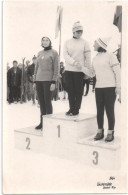 PHOTO ORIGINALE De SKI - Podium D'une Descente En 1964- 1ère Annie Famose. - Autres & Non Classés