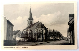 Friedrichsdorf, Dorfmitte, Kirche, 1957 - Sonstige & Ohne Zuordnung