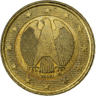 République Fédérale Allemande, 50 Euro Cent, Error Mule / Hybrid 1 Euro - Errors And Oddities