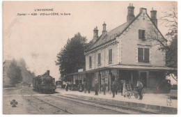 CPA De VIC Sur CERE - La Gare. - Andere & Zonder Classificatie