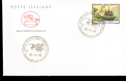 1998 ANNULLO FDC Turistica. 25ª Serie. MARINO - FONTANA - Other & Unclassified