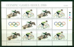 IRELAND 1988 Mi 645-46 Mini Sheet** Olympic Summer Games, Seoul [B322] - Summer 1988: Seoul