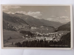 St. Moritz GR, Bad Und Dorf, Gesamtansicht, 1929 - Sankt Moritz