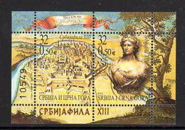 YUGOSLAVIA (Serbia & Montenegro) 2003 SRBIJAFILA XIII Block MNH / **.  Michel Block 56 - Blokken & Velletjes