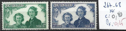 NOUVELLE-ZELANDE 267-68 ** Côte 0.80 € - Unused Stamps
