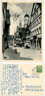 Germany, West 1956 Postcard Biberach An Der Riß - Hindenburgstraße; Uttenweiler Postmark - Biberach