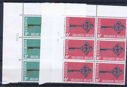 TIMBRE STAMP ZEGEL BELGIQUE 6 X 1452-53  Xx - 1961-1970