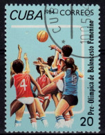 Cuba Caribbean Island1984 -Pre-Olympiada Sport Voleiball  Michel Nr. 2856 Used / Cto - Oblitérés