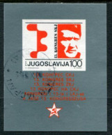 YUGOSLAVIA 1986 Communist League Congress Block Used.  Michel Block 29 - Usati