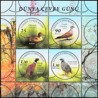 TURKEY 2011, FAUNA, BIRDS, COMPLETE MNH SERIES In BLOCK MiNo 81 With GOOD QUALITY, *** - Nuovi