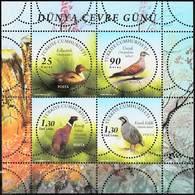 TURKEY 2011, FAUNA, BIRDS, COMPLETE MNH SERIES In BLOCK MiNo 81 With GOOD QUALITY, *** - Ungebraucht