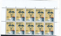 TIMBRE STAMP ZEGEL BELGIQUE  10 X 1590  Xx - 1961-1970