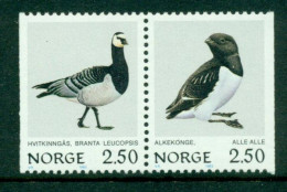 NORWAY 1983 Mi 883-84 Pair** Birds [B340] - Palmípedos Marinos