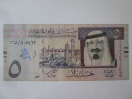 Saudi Arabia 5 Riyals 2009 Banknote See Pictures - Arabia Saudita