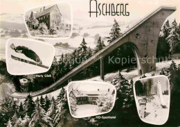 72703384 Klingenthal Vogtland Grosse Aschberg Schanze Skispringer Harry Glass HO - Klingenthal