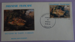 POLYNESIE FDC YT PA 171 " PEINTURE SOUVENIR DE  TAHITI DE M GIRAUD" ANNEE 1982 - FDC