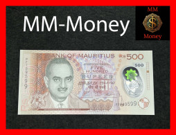 MAURITIUS 500 Rupees  2017  P. 66   *polymer*     UNC - Mauritius