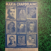 Partition Musicale * Les Noces De Maria Chapdelaine Editions Francis Day De 1949 - Scores & Partitions