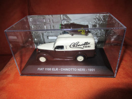 DIE CAST 1:43 - FIAT 1100 ELR - CHINOTTO NERI - 1951 - NUOVO IN TECA RIGIDA - Other & Unclassified