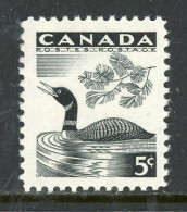 Canada 1957 MNH Loon - Ongebruikt