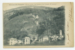 D6225] GROSCAVALLO-PIALPETTA Torino Val Grande Di Lanzo VEDUTA DA LEVANTE Viaggiata Retro Indiviso - Multi-vues, Vues Panoramiques