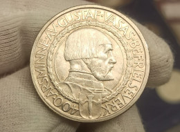 Suecia Sweden 2 Kronor Commemorative 1921 Km 799 Plata - Suède