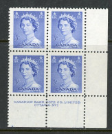 Canada MNH PB's 1953 Karsh Portrait - Unused Stamps