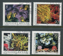 YUGOSLAVIA 1985 Algae Used.  Michel 2121-24 - Used Stamps